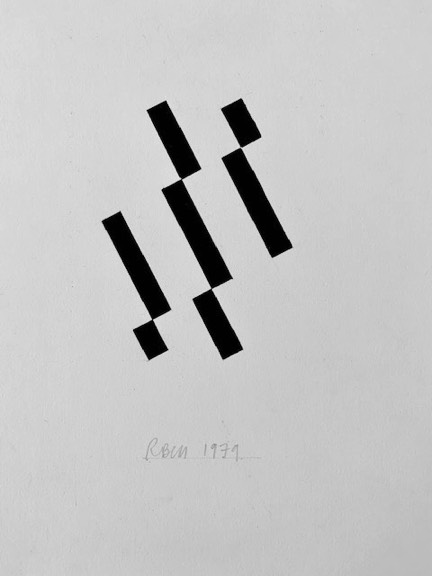 A(i) 1979/ 1980 drawing by Richard Bell 