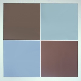 Colour Presentations Ptg 2, 1982-84, Oil on Linen, 100cmx100cm. 