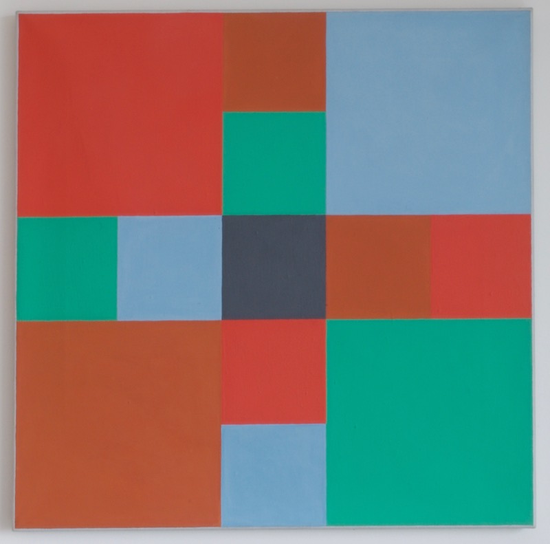 quincunx painting by Richard Bell