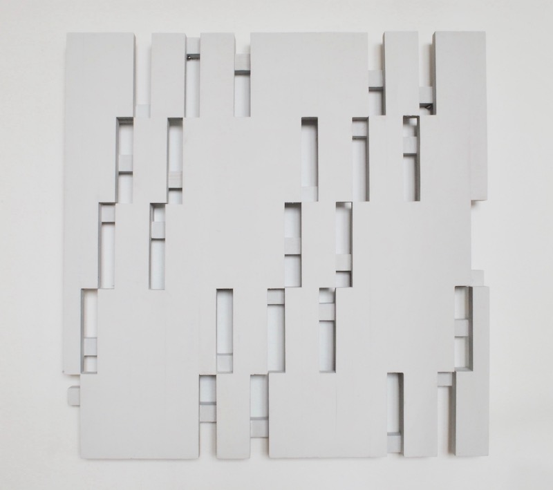 Wood Relief Series, Quincunx, 4/6, 1978 by Richard Bell