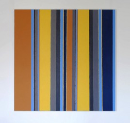 counter-intuitive ptg 2 (B-Y) Oil and wax on panel by Richard Bell