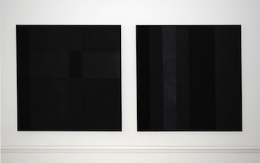 Pair overlays 2001 Oil on Linen by Richard Bell