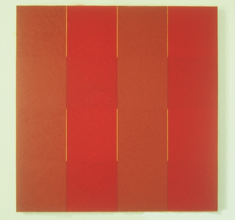 Red overlays 2001 Oil on Linen