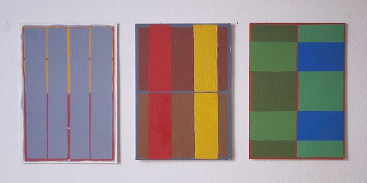 Studies for Paintings, October 2018 by RIchard Bell