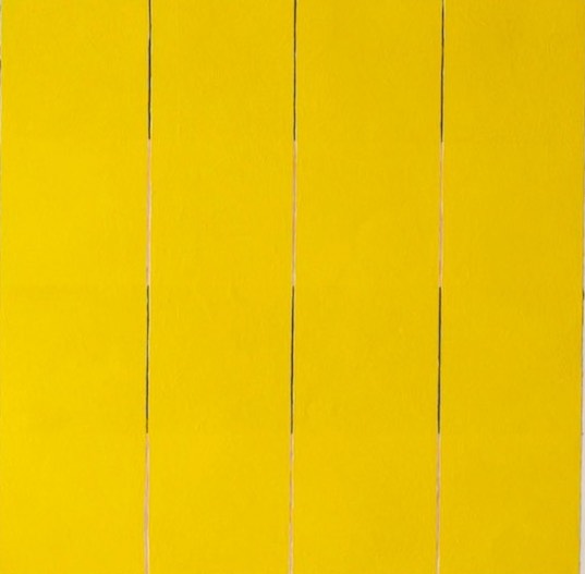 Yellow Blue overlay 2018 by Richard Bell