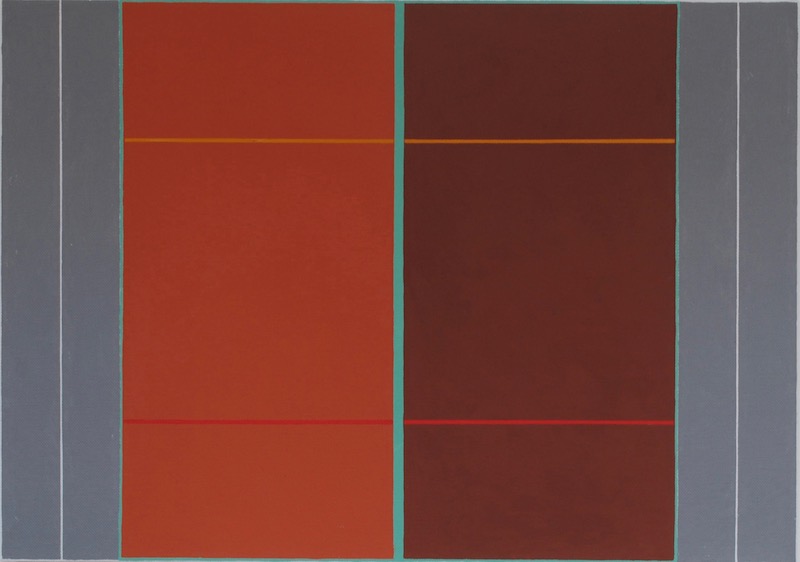 Palimpsest Ptg 15, 2019- oil on linen  by Richard Bell