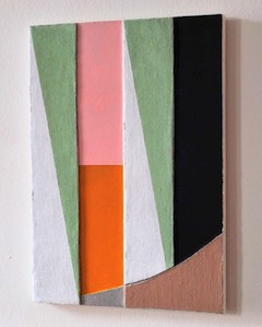 Eq P (Relief-Painting) #30, 2022 by Richard Bell