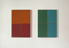 Paintings ( P18 & 13 2017-2018) acquired for The Mondriaanhuis Collection in Armersfoort, Holland