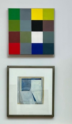 Installion view of Richard Bell painting at the British Art Fair, 2024