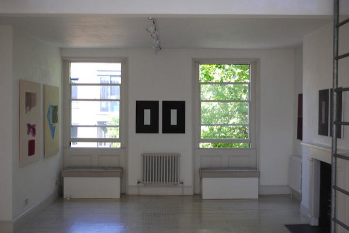 North facing view of the paintings, Arthouse 1 exhibition, June 2018