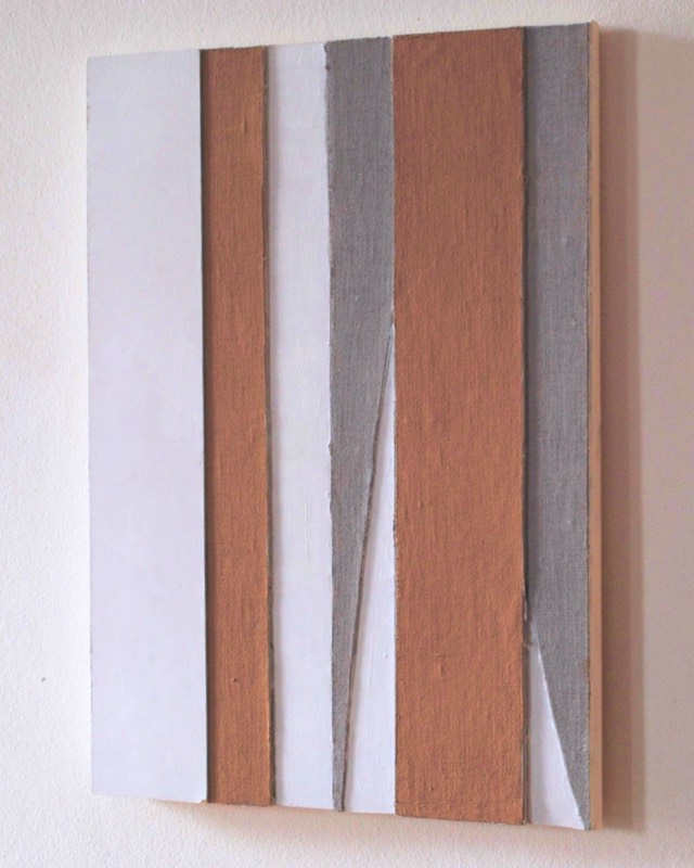 Eq P (Relief-Painting) #32, 2022 by Richard Bell