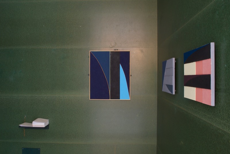 Painting and Relief Models, Installation view | Richard Bell at Thinking Thresholds exhibition,  London Fields 2022