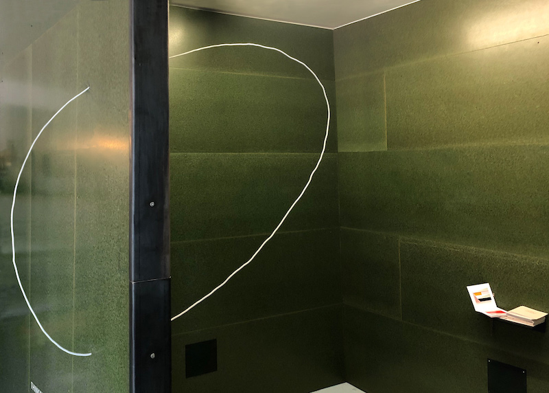 Drwan Solid by Della Goode at Thinking Thresholds exhibition,  London Fields 2022