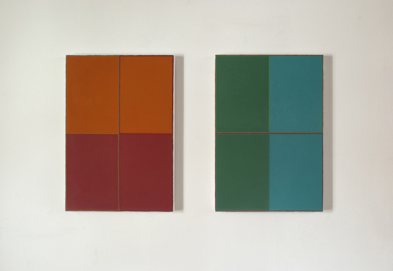 Paintings ( P18 & 13 2017-2018) acquired for The Mondriaanhuis Collection in Armersfoort, Holland