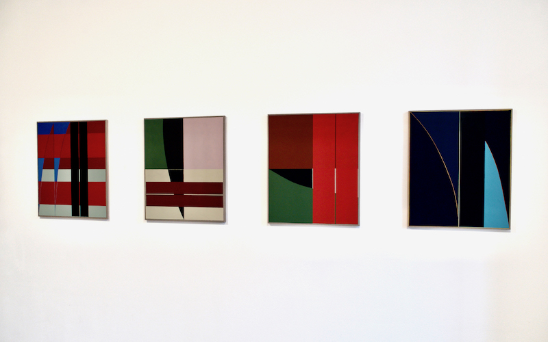 Installion view of Richard Bell paintings at  Newlyn Art Gallery, 2024