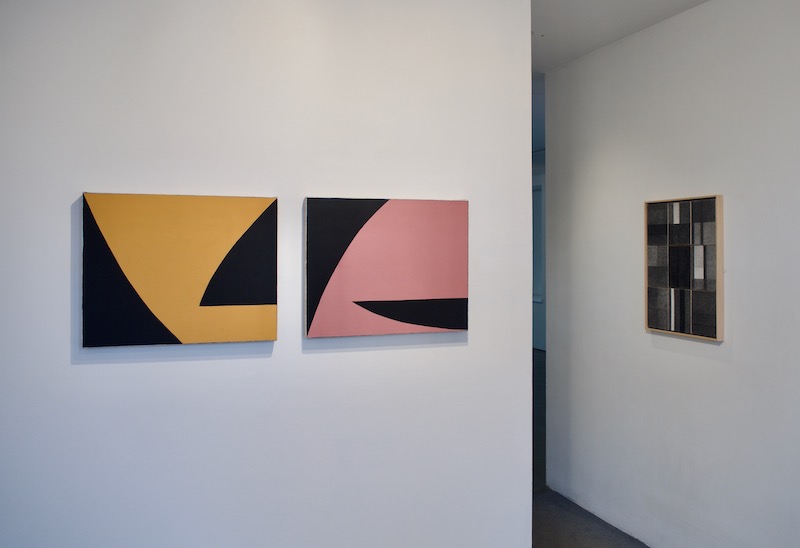 Installion view of Richard Bell paintings at  Newlyn Art Gallery, 2024