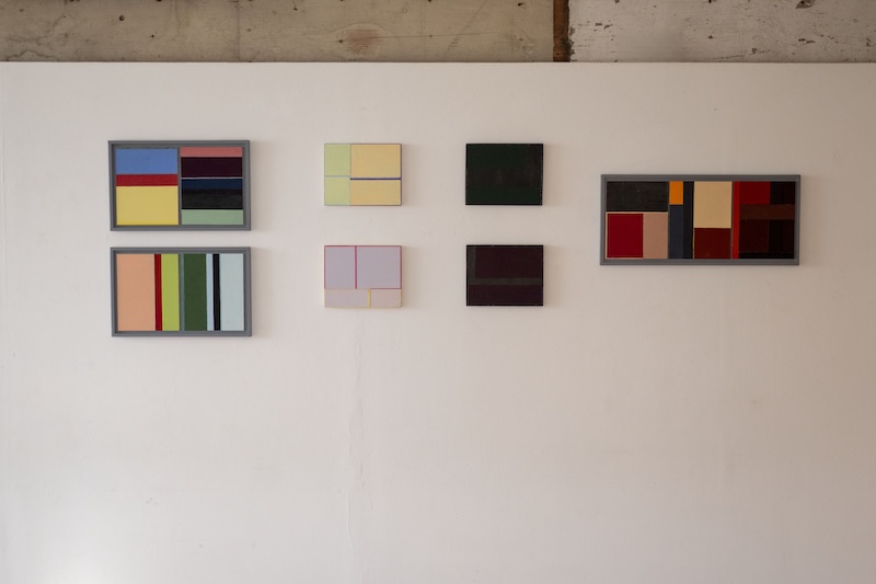 Seven combined panels from Clare Island residence April 2025 by Richard Bell