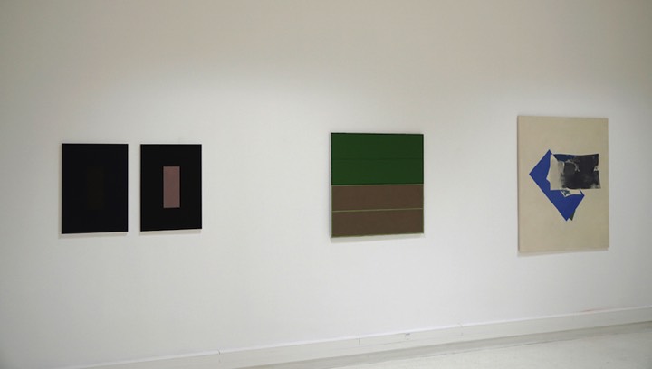 Ground, Rules, Paintings: A Quartet. Paintings by Richard Bell, Peter Joseph, David Saunders, G R Thomson