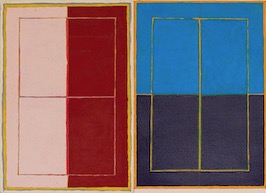 small version of a drawing of a painting in 2018 by Richard Bell