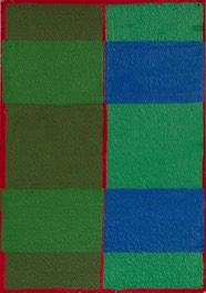 small version of a drawing of a painting in 2018 by Richard Bell