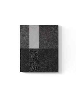 Graphite V (ii), 2022, pencil on paper on board by RIchard Bell