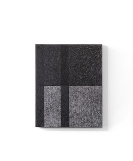 Graphite V (iii), 2022, pencil on paper on board by RIchard Bell